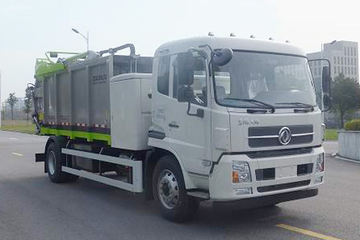 东风天锦 18T 9.315米纯电动车压缩式垃圾车(中联牌)(ZBH5189ZYSEQBEV)有挡桶杆218.55kWh