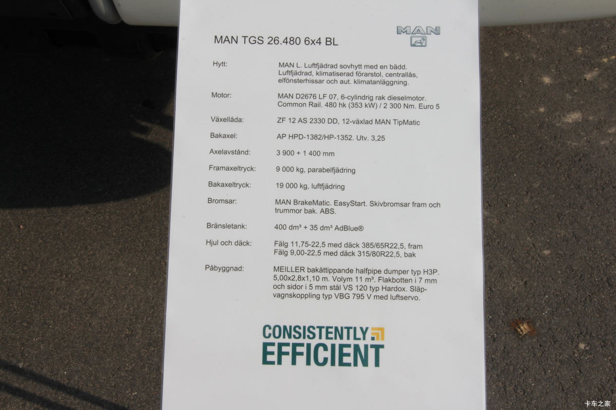 ��(MAN) TGSϵ���ؿ� 480���� 6X4��ж����ʻ��                                               