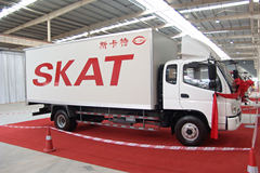 时骏 斯卡特 130马力 4X2 5.8米排半厢式载货车(LFJ5088XXYG1)