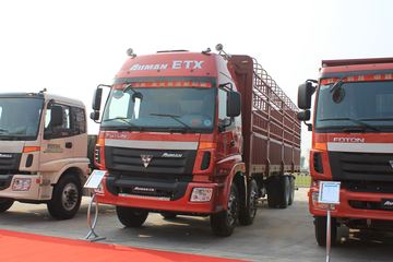 福田 欧曼ETX 5系重卡 255马力 8X4 9.5米仓栅式载货车(BJ5312CCY-3)