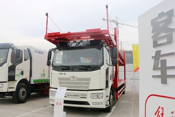 一汽解放底盘&nbsp;中置轴车辆运输车外观图片