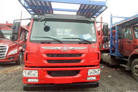 青岛解放底盘&nbsp;中置轴车辆运输车外观图片