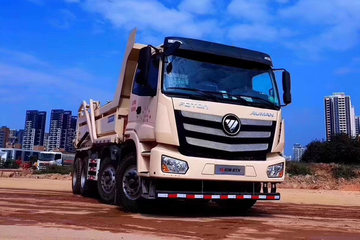 福田 欧曼新ETX 9系重卡 350马力 8X4 5.6米自卸车(法士特10JS160T)(BJ3313DNPKC-AE)