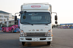 骐铃汽车 H300 116马力 3.67米排半仓栅式轻卡(JML5042CCYCD5)