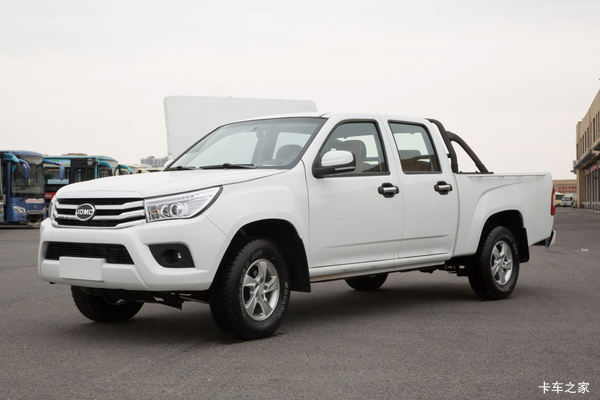 骐铃汽车 T5 PLUS 2018款 尊贵版 2.8T柴油 109马力 两驱 加长轴距双排皮卡