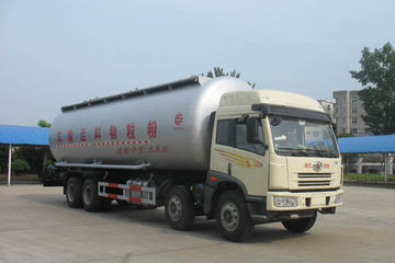 青岛解放 悍威(J5M) 260马力 8X4 粉粒物料车(楚胜牌)(CSC5311GFLC)