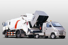 东风 153系列 185马力 4X2 垃圾车(福龙马牌)(FLM5151ZYS)