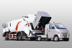 东风商用车底盘&nbsp;垃圾运输车外观图片