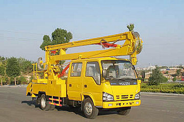 庆铃 五十铃 120马力 4X2 高空作业车(爱知牌)(HYL5070JGKA)