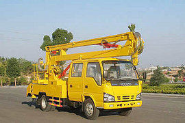 庆铃底盘&nbsp;高空作业车外观图片