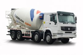 重汽豪沃(HOWO)底盘&nbsp;混凝土搅拌车外观                                                图片