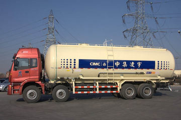 福田 欧曼6系 336马力 8X4 粉粒物料车(凌宇牌)(CLY5310GFL)