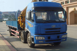 一汽解放底盘&nbsp;随车吊外观图片