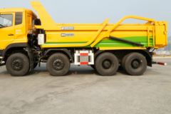 东风商用车 天龙KC重卡 385马力 8X4 7.6米自卸车(9T前桥)(DFH3310A7)