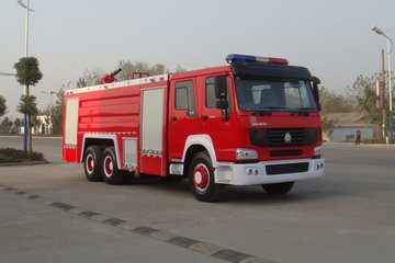 中国重汽 HOWO 336马力 6X4 消防车(光通牌)(MX5250GXFPM100HS)