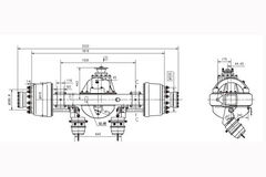 红岩20048301(单级减速)　驱动桥