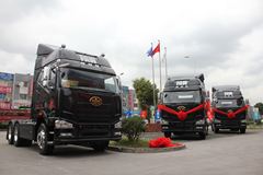 解放 J6P重卡 420马力 6X4 AMT自动挡牵引车(55周年纪念版)(CA4250P66K24T1A3HE)