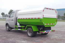 东风襄旅底盘&nbsp;电动垃圾车外观图片