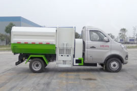 东风襄旅底盘&nbsp;电动垃圾车外观图片