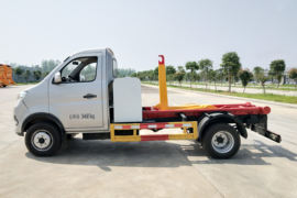 东风襄旅底盘&nbsp;电动垃圾车外观图片