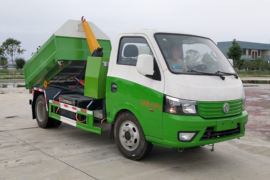 东风华神底盘&nbsp;电动垃圾车外观图片