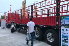 烈牛 13米鹅颈仓栅运输车