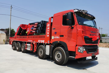 中国重汽 HOWO T7H 440马力 8X4  随车吊(程力威牌)(CLW5530JQZZ5)