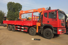 东风华神 T5 290马力 8X4 随车吊(帕菲特牌)(PFT5311JSQGLV)