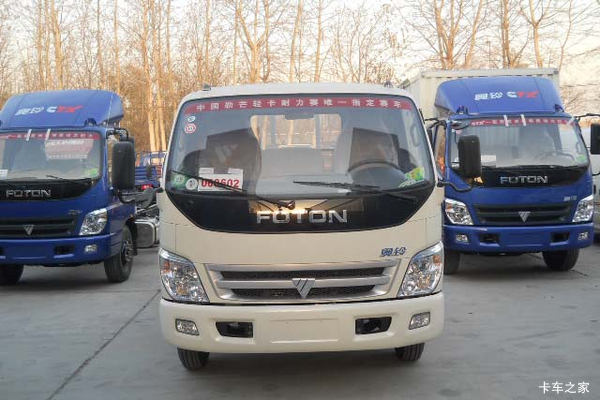福田 奥铃TX 超值版 103马力 3.8米排半栏板轻卡(7.00R16)(BJ1049V9PW6-AA)