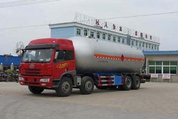 青岛解放 悍威(J5M) 280马力 8X4 液化气体运输车(程力威牌)(CLW5311GYQ)