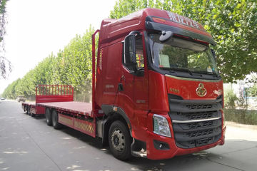 东风柳汽 乘龙H7 460马力 6X2 中置轴平板运输车底盘(LZ1251H7CBT)