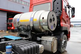 东风天龙VL燃气&nbsp;牵引车底盘                                                图片