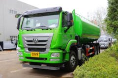 重汽豪瀚 J5G 340马力 8X4 污泥自卸车(润知星牌)(SCS5311ZWXZZ)