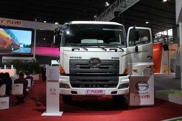 广汽日野700&nbsp;混凝土搅拌车外观                                                图片