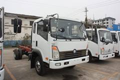 重汽王牌 7系中卡 130马力 4X2 载货车(底盘)(CDW1090HA1C3)