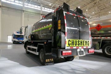 东风华神底盘&nbsp;垃圾运输车外观图片