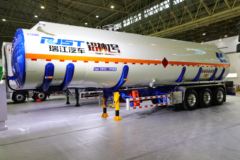 中集瑞江 49方智能化铝合金易燃液体罐式运输半挂车
