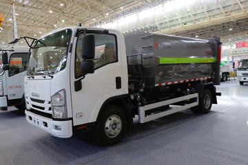 庆铃底盘&nbsp;垃圾运输车外观图片