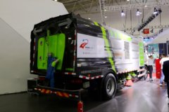 东风商用车 天锦 4X2 纯电动无人驾驶洗扫车(中联牌)