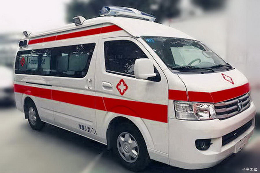 福田商务车 风景G7 160马力 4X2 救护车(程力威牌)