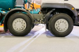 重汽汕德卡底盘&nbsp;混凝土搅拌车底盘                                                图片