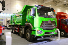 中国重汽 豪瀚N6G重卡 380马力 8X4 5.6米自卸车