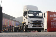 福田 奥铃大黄蜂 260马力 6.1米排半栏板载货车(BJ1188VGPHK-A1)