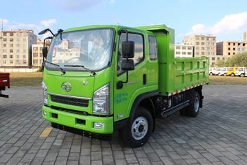 一汽红塔 解放经典5系 129马力 4X2 3.74米自卸车(苹果绿)