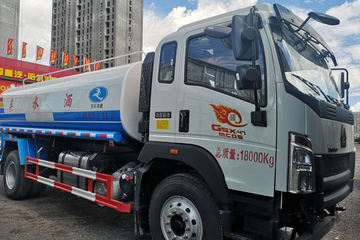 中国重汽HOWO G5X 210马力 4X2 洒水车(华通牌)(HCQ5187GSSZZ5)