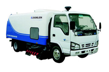 庆铃 五十铃 130马力 4X2 扫路车(中联牌)(ZLJ5064TSLE3)