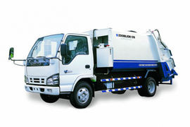 庆铃底盘&nbsp;垃圾运输车外观图片