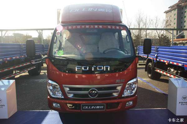 福田 奥铃TX 110马力 3.22米双排仓栅式轻卡(液刹)(BJ5041CCY-C1)