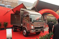 中国重汽HOWO 悍将 140马力 翼开启厢式载货车