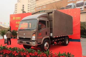 中国重汽HOWO 悍将 140马力 翼开启厢式载货车